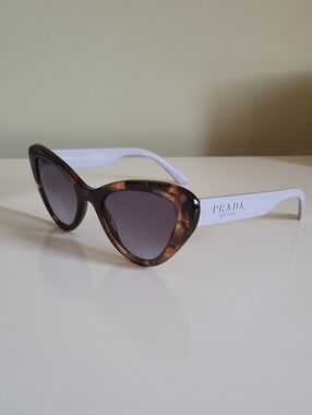 Prada Tortoiseshell Cat-Eye Sunglasses